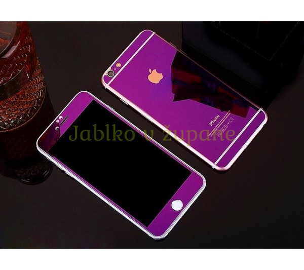 Tvrdené sklo iPhone 6/6S - fialové